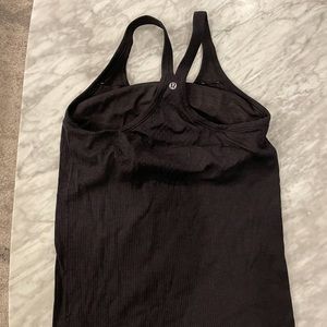 Lululemon Ribbed Black Tank